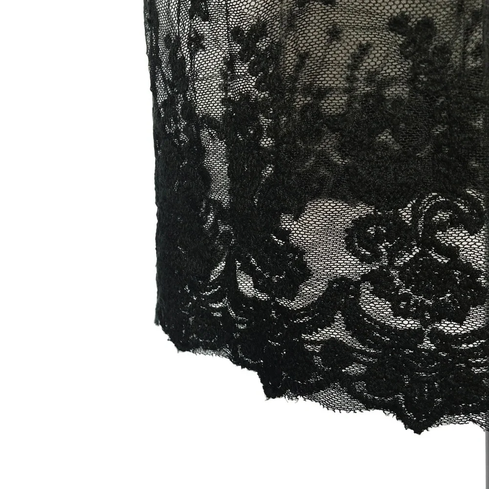 Urban Mango Black Cami Dress with Lace​​ - Picture 5 of 5